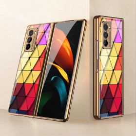 Samsung Galaxy Z Fold2 Triángulos Funda de cristal templado GKK