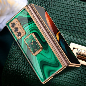 Samsung Galaxy Z Fold2 Vintage Clock Funda and Stand GKK