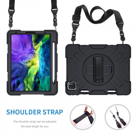 Funda estilo Bumper para iPad Pro 11" con colgante, colgante para el hombro y soporte para stylus