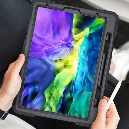 Funda estilo Bumper para iPad Pro 11" con colgante, colgante para el hombro y soporte para lápiz óptico