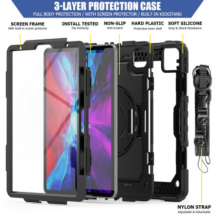 Funda para el iPad Pro 11" (2021) (2020) (2018) Ultra resistente y multifuncional