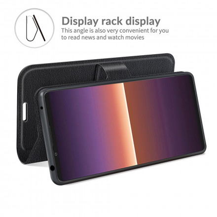 Funda efecto lichi para el Sony Xperia 1 III Classic