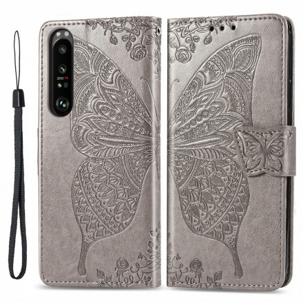 Funda de media mariposa para Sony Xperia 1 III