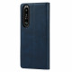 Funda Flip Cover Sony Xperia 1 III de cuero genuino Classic