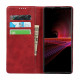 Funda Flip Cover Sony Xperia 1 III de cuero genuino Classic