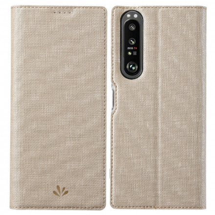 Flip Cover Sony Xperia 1 III Textura VILI DMX