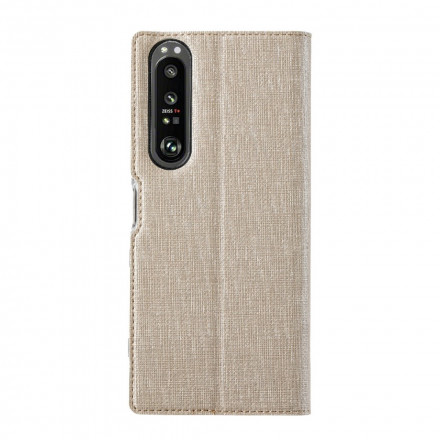 Flip Cover Sony Xperia 1 III Textura VILI DMX