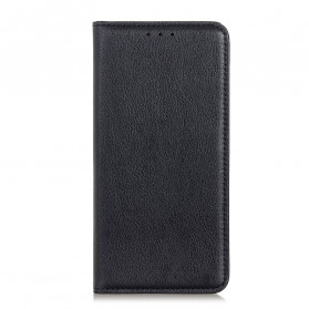 Funda Flip Cover Sony Xperia 5 III Piel Dividida Litchi Simple