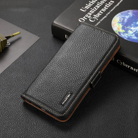 Sony Xperia 5 III Funda de cuero Litchi KHAZNEH RFID