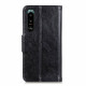 Funda Sony Xperia 5 III de cuero napa dividido