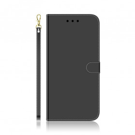 Funda de polipiel con espejo para Moto G30 / Moto G10