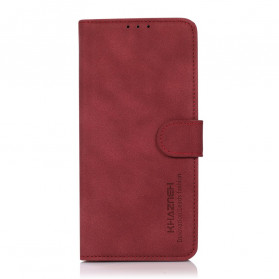 Funda de cuero con textura para Moto G30 / Moto G10 KHAZNEH