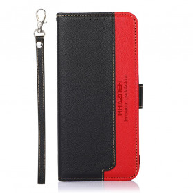 Funda Moto G30 / Moto G10 Estilo Lichi RFID KHAZNEH