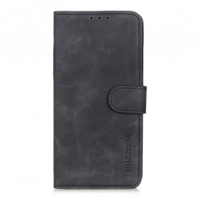 Funda para moto G100 Efecto Cuero Vintage KHAZNEH