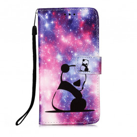 Funda Moto G100 Panda Galaxy