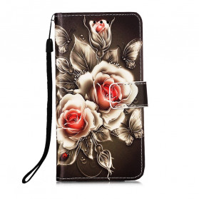 Funda Moto G100 Golden Roses