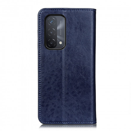 Flip Cover Oppo A54 5G / A74 5G Split Leather Texture