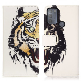 Funda Moto G50 Fierce Tiger