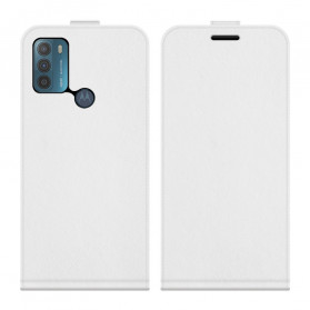 Funda efecto piel Moto G50 solapa vertical