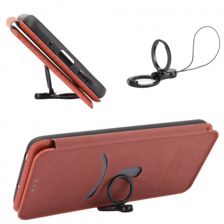 Flip Cover Sony Xperia 10 III Silicona Color Carbono
