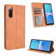 Funda abatible efecto piel para Sony Xperia 10 III