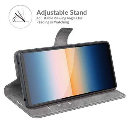 Funda de piel efecto Sony Xperia 10 III Slim Funda de piel efecto Sony Xperia 10 III Slim