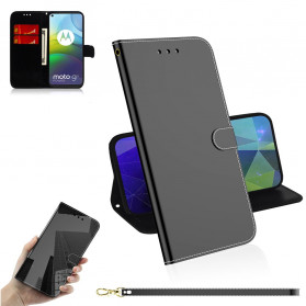 Funda de cuero artificial para el Moto G9 Power
