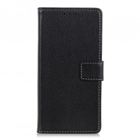 Funda Moto G9 Play Lichi Costuras visibles