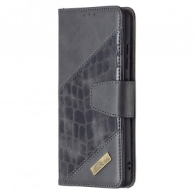 Funda de piel de cocodrilo Samsung Galaxy A32 4G Classic
