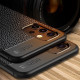 Funda de piel Samsung Galaxy A32 4G efecto lichi doble línea
