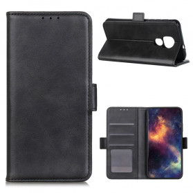 Funda para el Moto G9 Play con doble solapa