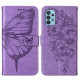 Funda con diseño de mariposa para Samsung Galaxy A32 4G con colgante