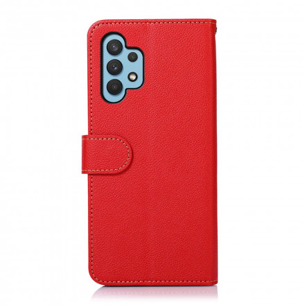 Funda Samsung Galaxy A32 4G estilo lichi RFID KHAZNEH Funda Samsung Galaxy A32 4G estilo lichi RFID KHAZNEH