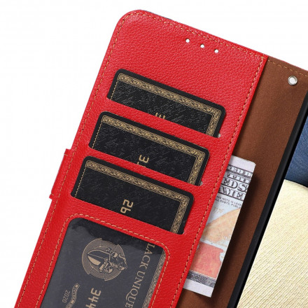 Funda Samsung Galaxy A32 4G estilo lichi RFID KHAZNEH Funda Samsung Galaxy A32 4G estilo lichi RFID KHAZNEH