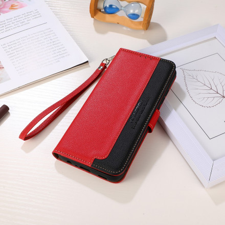 Funda Samsung Galaxy A32 4G estilo lichi RFID KHAZNEH Funda Samsung Galaxy A32 4G estilo lichi RFID KHAZNEH