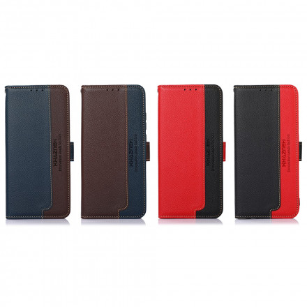 Funda Samsung Galaxy A32 4G estilo lichi RFID KHAZNEH Funda Samsung Galaxy A32 4G estilo lichi RFID KHAZNEH