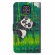 Funda Moto G9 Play Panda y Bamboo