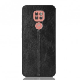 Funda Moto G9 Play Efecto Cuero Cosido