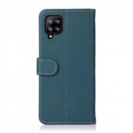 Samsung Galaxy A22 4G Funda de cuero Litchi KHAZNEH