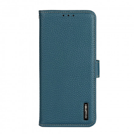 Samsung Galaxy A22 4G Funda de cuero Litchi KHAZNEH