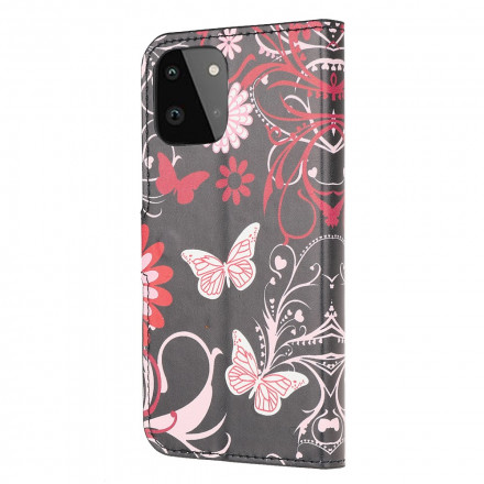 Funda Samsung Galaxy A22 5G Mariposas y Flores