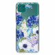 Samsung Galaxy A22 5G Funda de flor de acuarela transparente