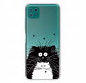 Funda Samsung Galaxy A22 5G Mira los gatos