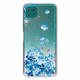 Funda de flor azul para Samsung Galaxy A22 5G