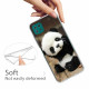Samsung Galaxy A22 5G Funda transparente Panda Give Me Five