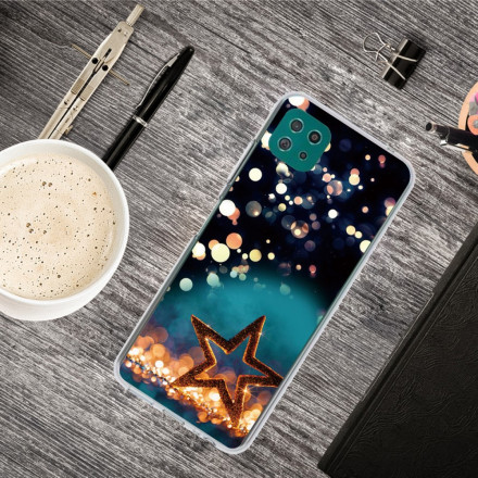 Funda flexible de estrella para el Samsung Galaxy A22 5G