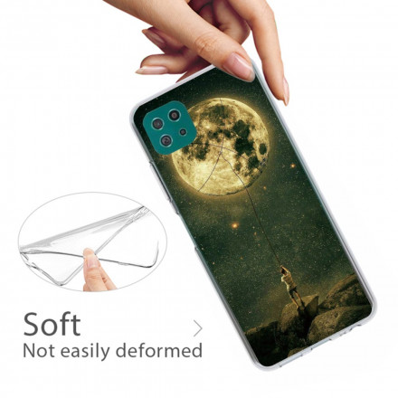 Funda flexible Samsung Galaxy A22 5G Moon Man