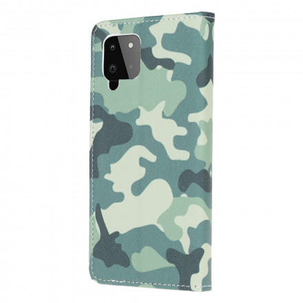 Funda militar de camuflaje para Samsung Galaxy A22 4G