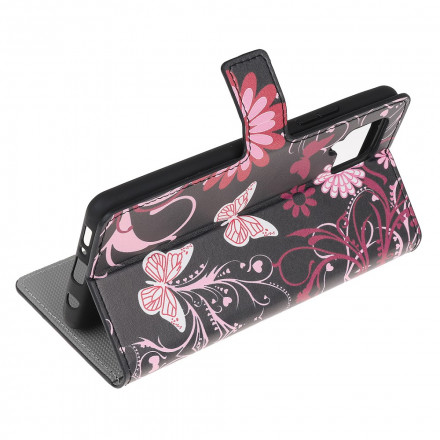 Funda Samsung Galaxy A22 4G Mariposas y Flores