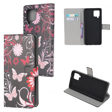 Funda Samsung Galaxy A22 4G Mariposas y Flores